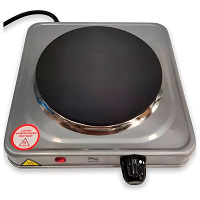 Fogão Cooktop elétrico Portátil 1 Boca 1000W - Ideal para Viagens, Camping e Cozinha