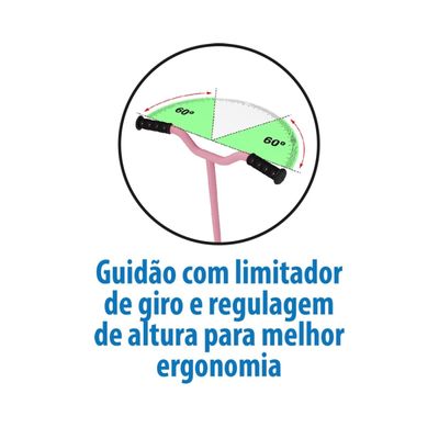 Bicicleta Infantil Bandeirante Aro 14 Unicórnio com Rodinhas Freio Tambor Quadro em Aço