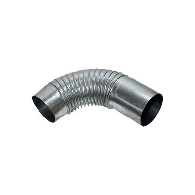 Curva de Chaminé 115mm para Fogão a Lenha Cinza Fundição Petrópolis