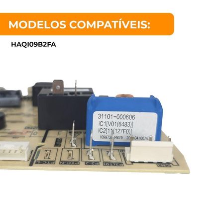Placa Evaporadora Elgin HAQI09B2FA Ar Condicionado 9000 BTUS 220V Quente Frio Branco