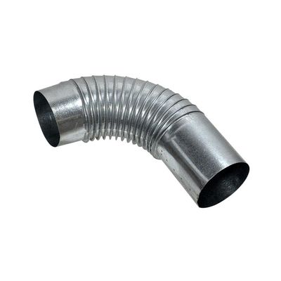 Curva de Chaminé 115mm para Fogão a Lenha Cinza Fundição Petrópolis