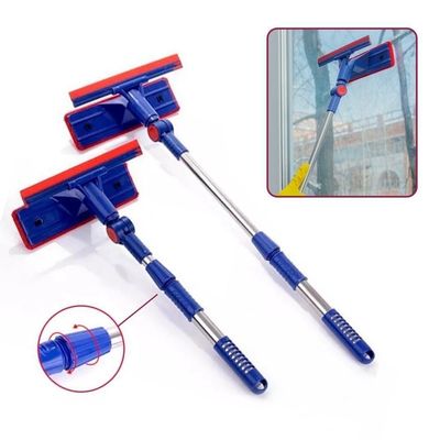 Rodo Limpa Vidros Mop Duplo Lava e Seca Plástico e Metal com Cabo Telescopico Inox Yeet