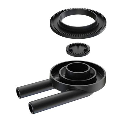 Queimador de Fogão Industrial Duplo Econômico 14cm Ferro Fundido Libaneza
