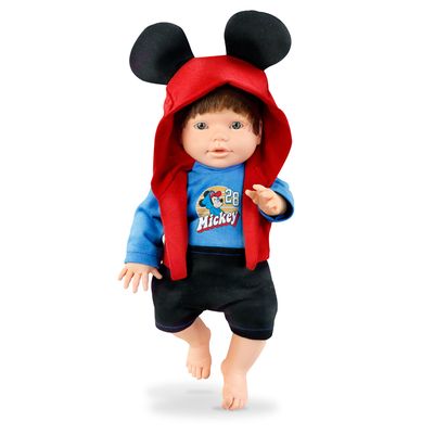 Boneco Bebê Mania Mickey 5156 Roma