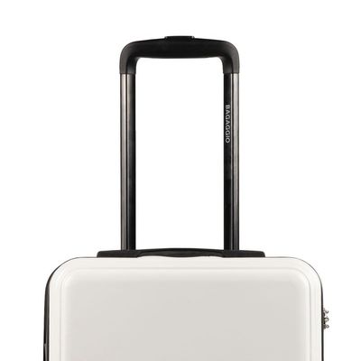 Mala de Viagem Pequena 10kg ABS 4 Rodas My Way Off White P / Branco