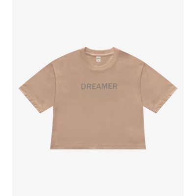 T- Shirt Feminina Meia Malha Rovitex Marrom GG / Marrom