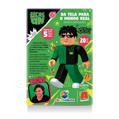 Boneco Lucas Clash On Creativeblox Algazarra UNICA