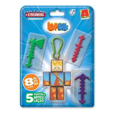 Boneco Chaveiro 8cm Sortido Algazarra UNICA