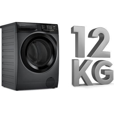 Lava e Seca Electrolux 12Kg 7Kg Inverter, Água Quente LSC12 Cinza / 110V
