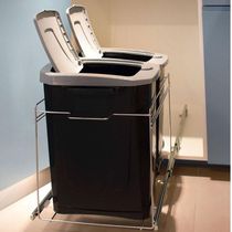 Lixeira Dupla de Cozinha 15L Masutti Copat com Corrediça e Acabamento Inox 304L