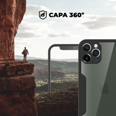 Capa 360 para iPhone 11 Pro Max - Preta - Gshield