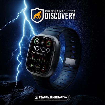 Pulseira para Apple Watch 42 / 44 / 45 / 49MM - Discovery Magnética - COR - Gshield