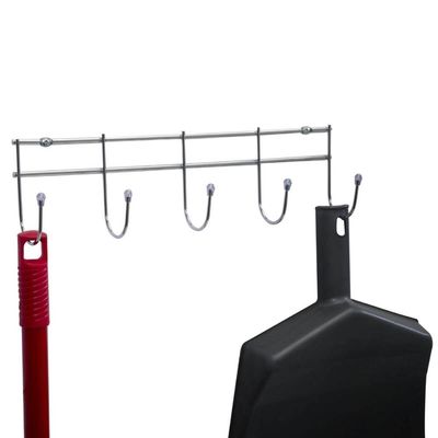 Porta Utensílios 5 Ganchos Cabideiro Multiuso 33cm Inox Schmitt Embauba