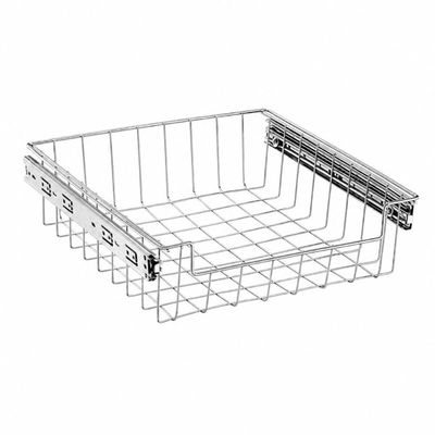 Gaveta Deslizante Baixa Fruteira Aramada Aço Inox Slim 47cm Schmitt Multiuso Cozinha