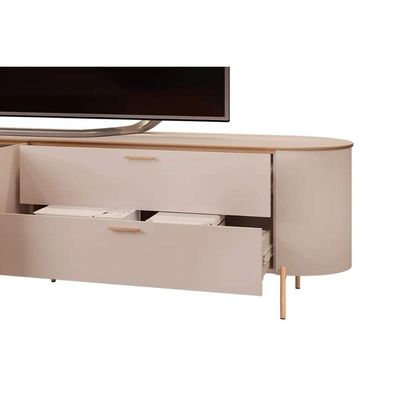 Estante Home Painel p/ TV 80 Pol Pratic/Celine 275cm Off DJ Móveis