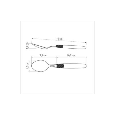 Kit 4 Unidades Conjunto de Colheres de Mesa Tramontina