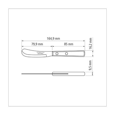 Kit 36 Espátulas para manteiga 3" Polywood Tramontina