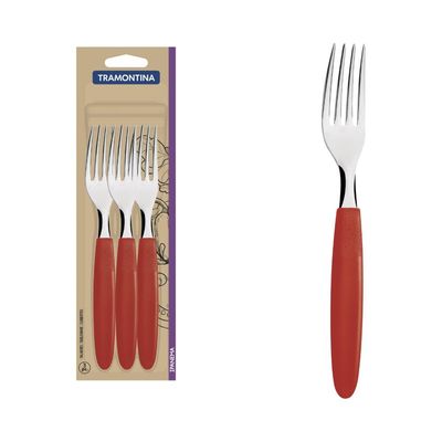 Kit 12 Unidades Conjunto de Garfos de Mesa Tramontina