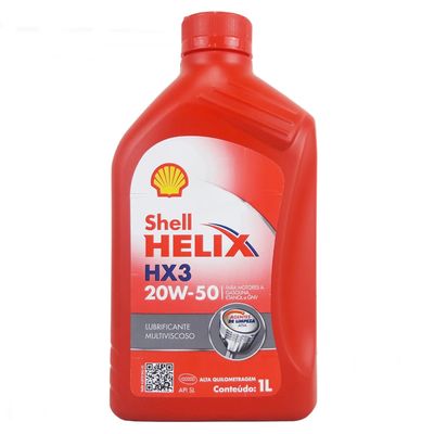 Óleo Lubrificante do Motor Shell Helix HX3 20W50 API SL Mineral 1L