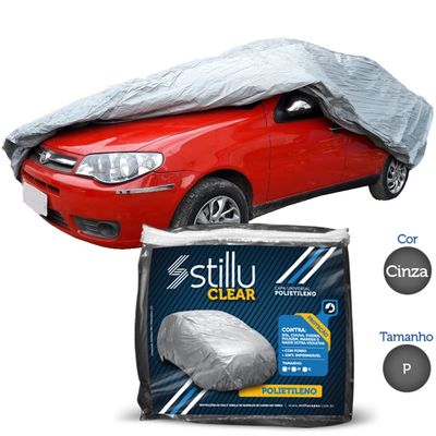 Capa Universal Polietileno de Cobrir cor Cinza Tamanho P - Stillu Clear