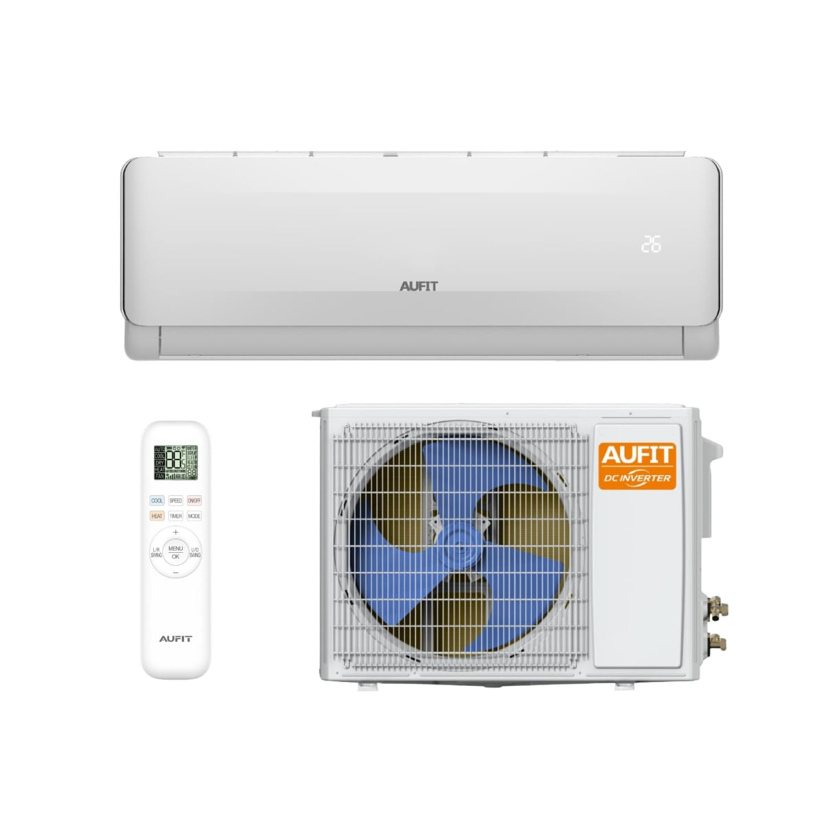 Ar Condicionado Split 9000 Btu Frio Connect - Inverter - Aufit - 220v - Auf-09coqfhbrm