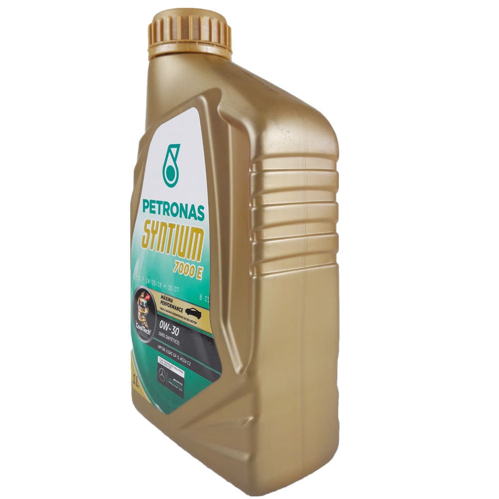 Óleo Lubrificante do Motor Petronas Syntium 7000 E 0W30 100% Sintético Tecnologia °CoolTech™ - 1L