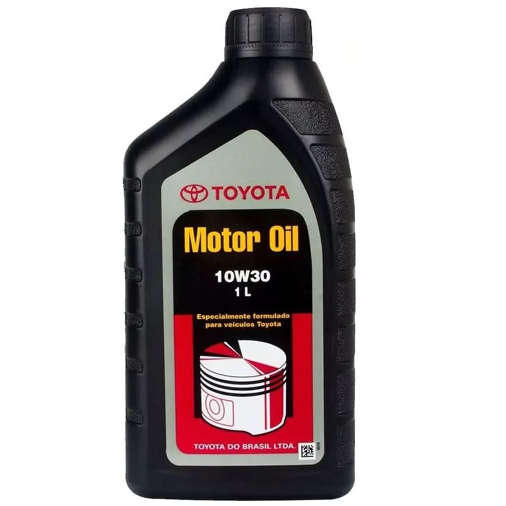 Óleo Lubrificante do Motor API SN 10W30 Mineral Original Toyota 1L
