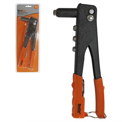Alicate Rebitador Manual 9,5" Com 4 Pontas