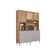 Cozinha Compacta Cristal 6 Portas 1 Gav Cinamomo/Platina MGM