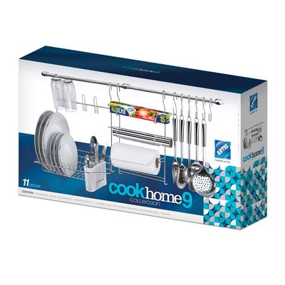 Kit Cook Home Cromado 9 Arthi