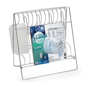 Escorredor 11 Pratos Parede Cromado com Suporte para Talheres e Copos Arthi Menor preço em Escorredor 11 Pratos Parede Cromado com Suporte para Talheres e Copos Arthi