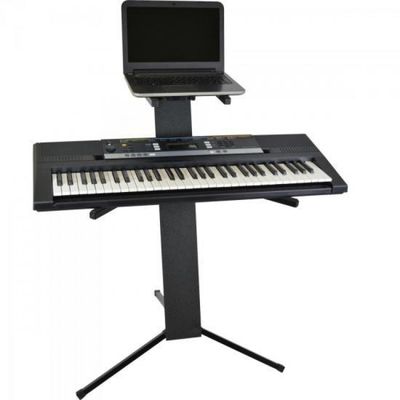 Suporte Piramidal para 1 ou 2 Teclados e Notebook PMD3-1 Preto ASK