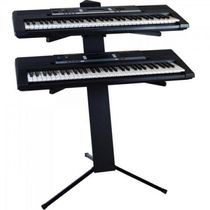 Suporte Piramidal para 1 ou 2 Teclados e Notebook PMD3-1 Preto ASK