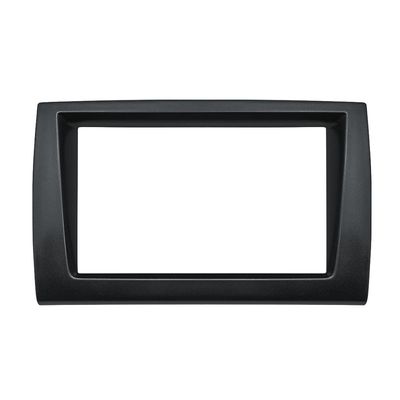Contra Frente Plastica Permak Fiat Bravo 2 DIN Preta