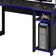 Mesa para Computador Gamer Retangular ME4152 Moderno MDF 136CM Preto Azul Tecno Mobili