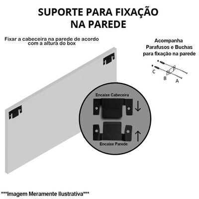 Cabeceira Cama Box Solteiro 90cm D10 Esmeralda Corano Branco