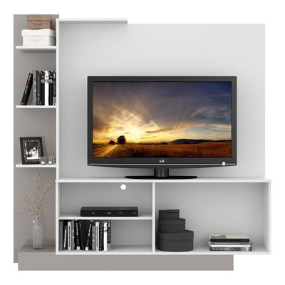 Home Theater Denver TV até 55" Branco Acet Lacca Multimóveis