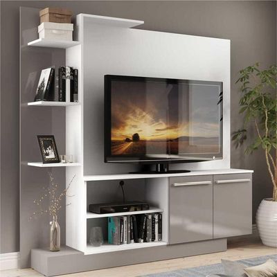 Home Theater Denver TV até 55" Branco Acet Lacca Multimóveis