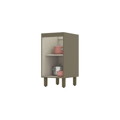 Balcão 01 Porta 40 Cm Connect Henn Duna Com Cristal