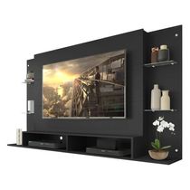 Painel com Suporte TV até 60" Nairóbi Preto Multimóveis