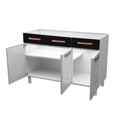 Balcão Gabinete Cozinha Aço Telasul Mirage New Para Pia