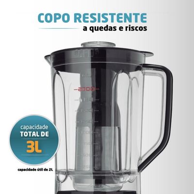 Liquidificador L1100 12 Velocidades 1100w Mondial Preto 220v 220V