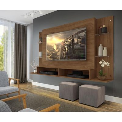 Painel com Suporte TV até 60" Nairóbi Nogueira Multimóveis