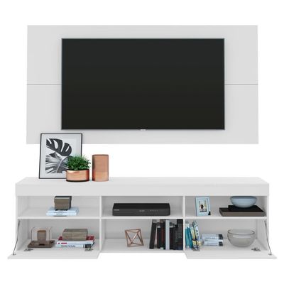 Painel Tv até 65" com Rack Suspenso Flórida Multimóveis