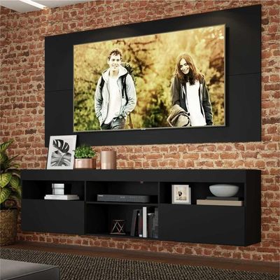 Painel Tv até 65" com Rack Suspenso Flórida Multimóveis