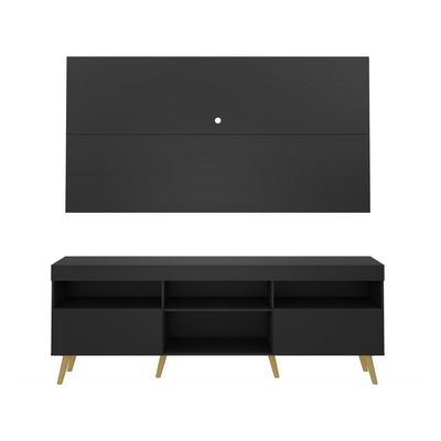 Rack com Painel TV até 65" e Pés Retrô Flórida Multimóveis