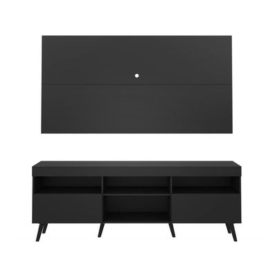 Rack com Painel TV até 65" e Pés Retrô Flórida Multimóveis