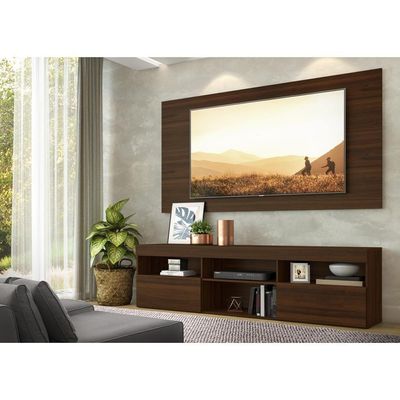 Rack com Painel e Suporte TV até 65" Flórida Multimóveis
