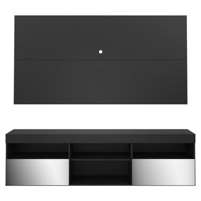 Rack com Painel TV até 65" e Espelho Flórida Multimóveis