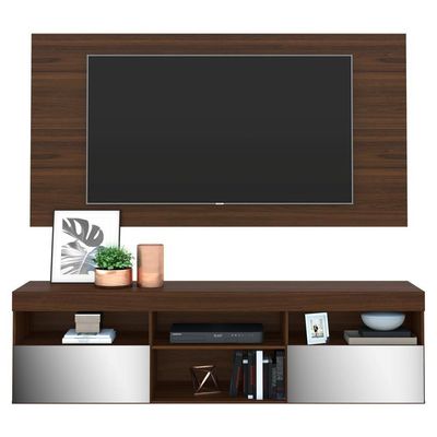 Rack com Painel TV até 65" Espelho Flórida Duna Multimóveis